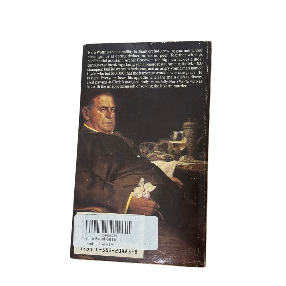 Some Buried Caesar by Rex Stout (Nero Wolfe) — Bantam Paperback - Picture 3 of 3
